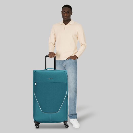 Stratic taska Trolley a 4 ruote L 76 cm con piega a espansione