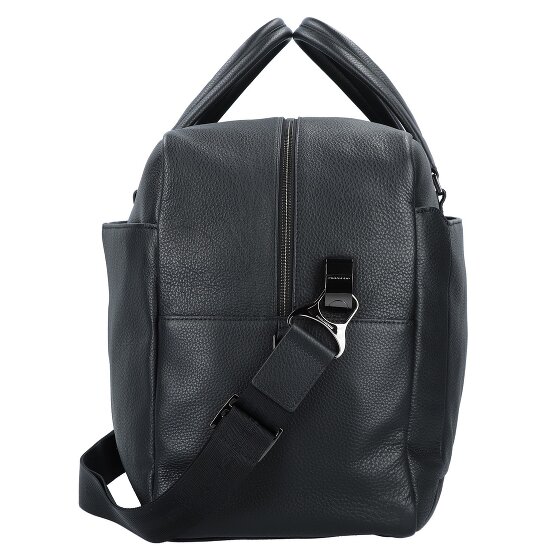 Piquadro Borsa da viaggio quadrata blu in pelle 52 cm