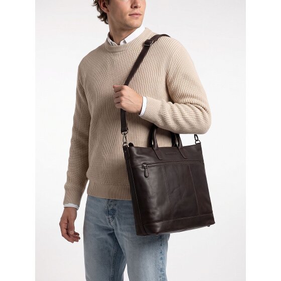 The Chesterfield Brand Westbrook Borsa a spalla Vera Pelle 34 cm Vano porta PC