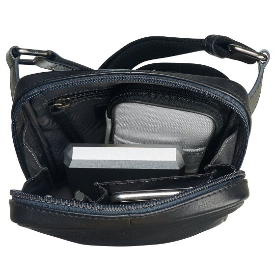Leonhard Heyden Hamburg Borsa a tracolla in pelle 16 cm