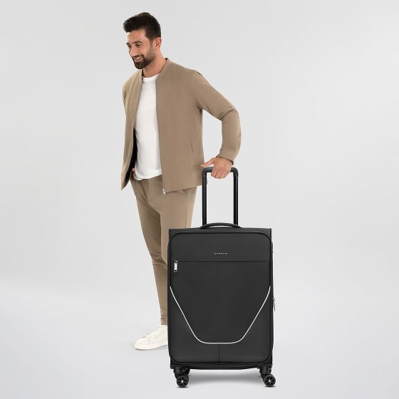Stratic taska Trolley a 4 ruote M 65 cm con piega a espansione