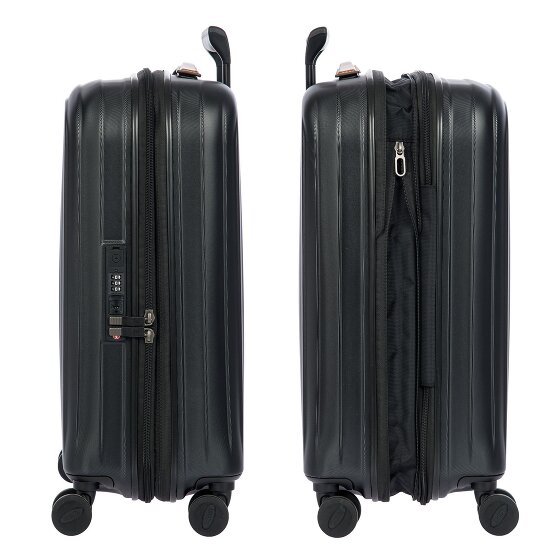 Bric's Taormina 4 ruote Carrello S 57 cm con piega di espansione