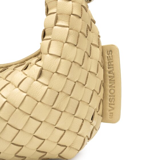 LES VISIONNAIRES Greta Micro weave Borsetta Pelle 20 cm