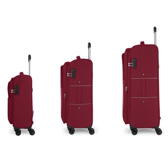 Gabol Juego 3 Set di valigie a 4 ruote 3 pz.