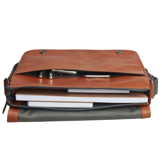 Leonhard Heyden Hamburg Messenger in pelle 32 cm Scomparto per laptop