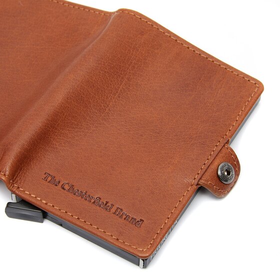 The Chesterfield Brand Albury Custodia per carta di credito Protezione RFID Vera Pelle 7 cm