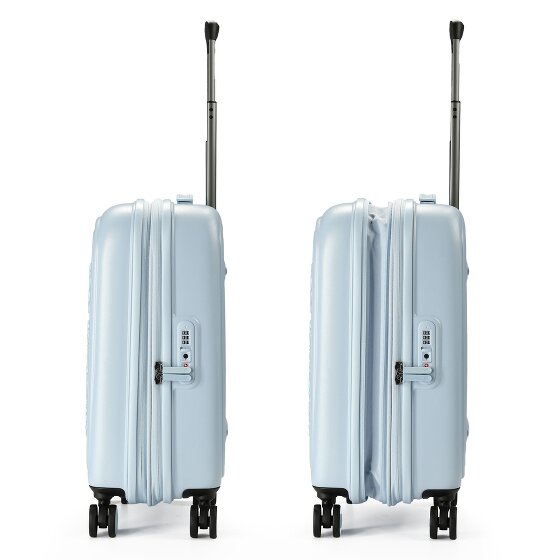 Mandarina Duck Logoduck Carrello cabina a 4 ruote 55 cm