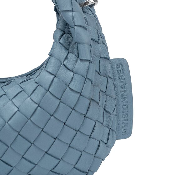 LES VISIONNAIRES Greta Micro weave Borsetta Pelle 20 cm