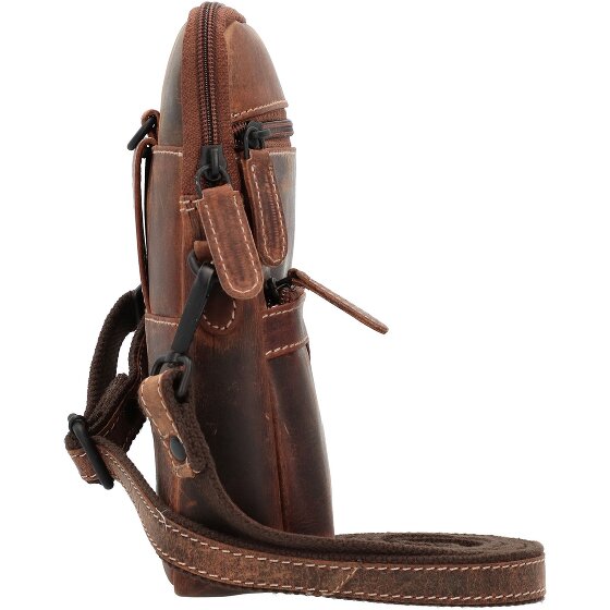 Jack Kinsky Baltimore 11 Borsa a tracolla in pelle 16 cm