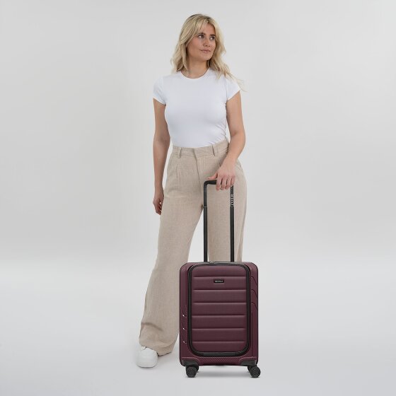 Redolz Essentials 17 Trolley da cabina a 4 ruote 55 cm con tasca morbida per laptop