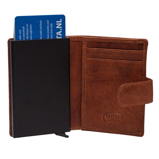 The Chesterfield Brand Prague Custodia per carta di credito Protezione RFID Pelle 7 cm