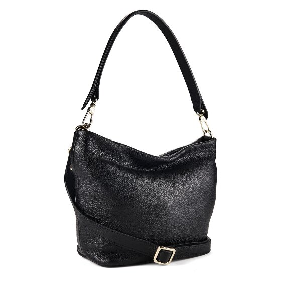 abro Ebony Borsa a spalla Vera Pelle 30 cm