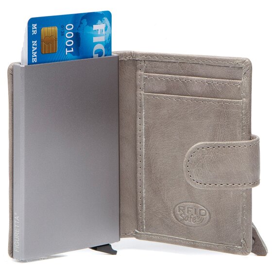 The Chesterfield Brand Prague Custodia per carta di credito Protezione RFID Pelle 7 cm