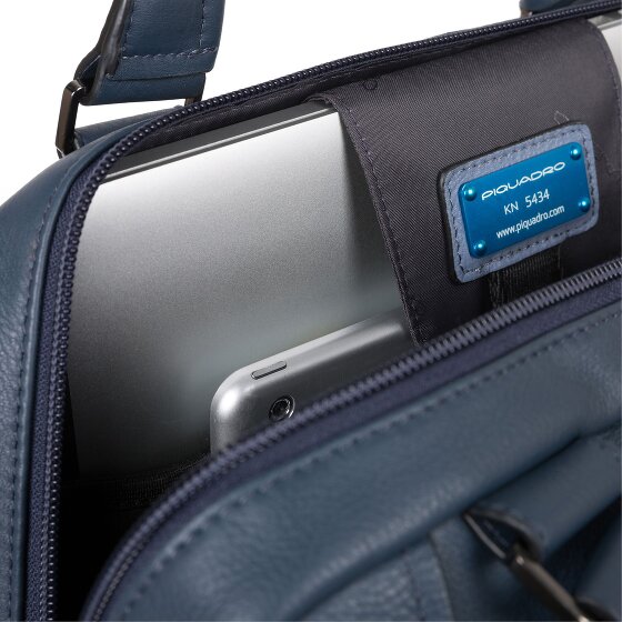 Piquadro Akron Cartella in pelle 33 cm Scomparto per laptop