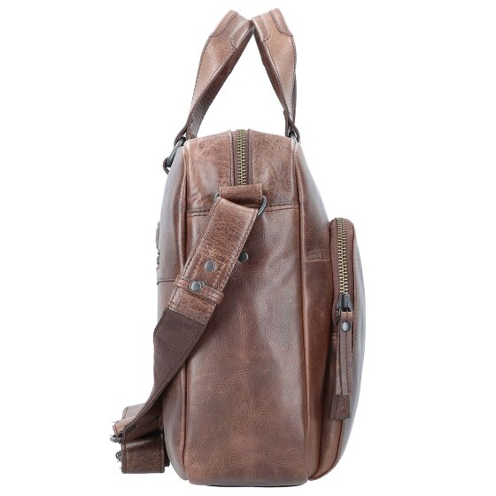 aunts & uncles Workmates Supervisor Cartella in pelle con scomparto per laptop da 41 cm
