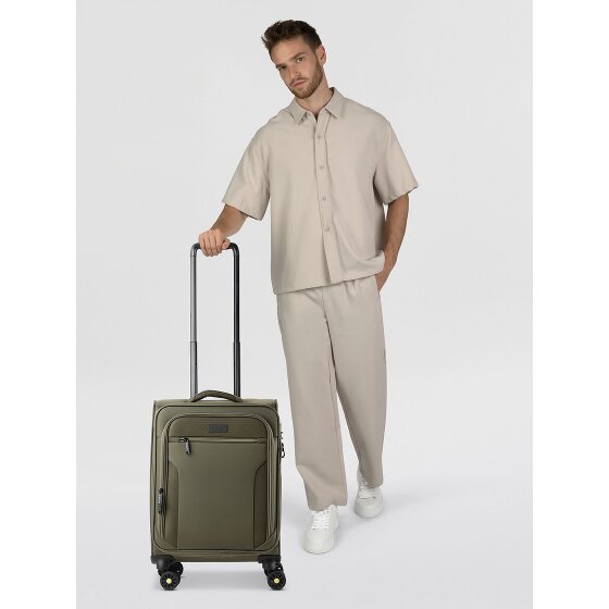 d&n Travel Line 9704 4 ruote Carrello della cabina S 55 cm con piega di espansione