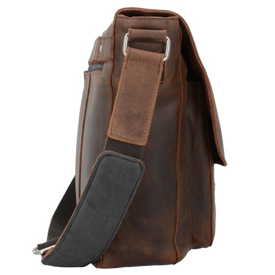 Leonhard Heyden Salisbury Borsa a tracolla in pelle 34 cm Scomparto per laptop