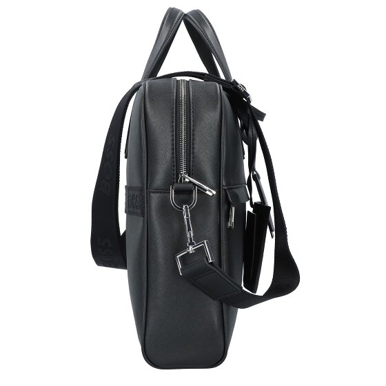 Boss Zair Valigetta Pelle 40 cm Scomparto per laptop