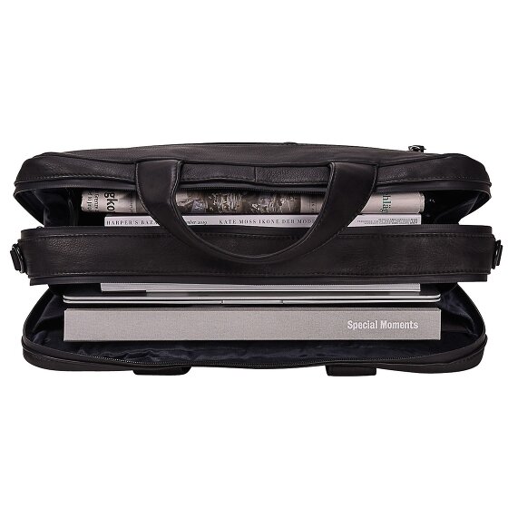 Leonhard Heyden Cartella in pelle Hague 40 cm con scomparto per laptop