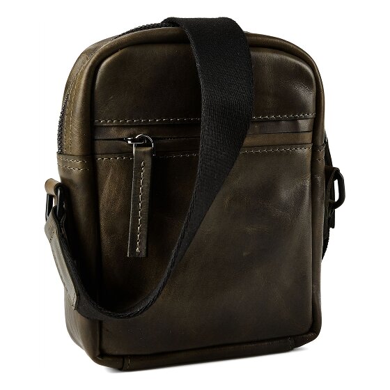 Greenburry Newport Mini Borsa Borsa a tracolla Vera Pelle 18 cm