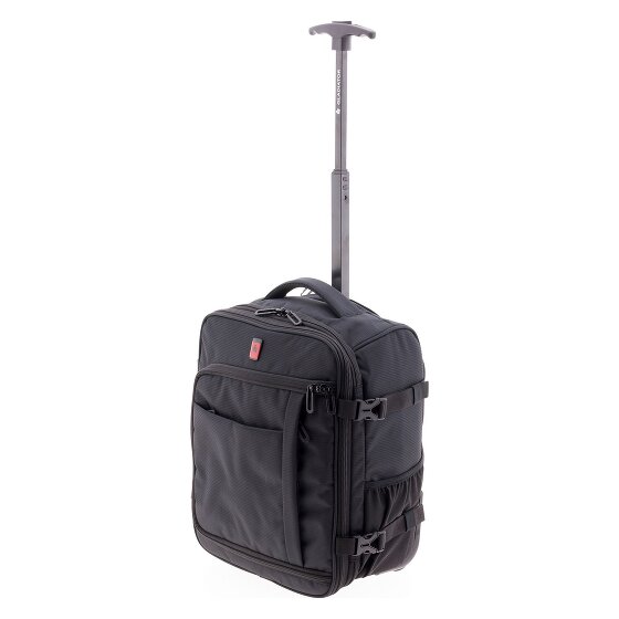 Gladiator 1400 2 ruote Zaino trolley 40 cm Scomparto per laptop con piega di espansione