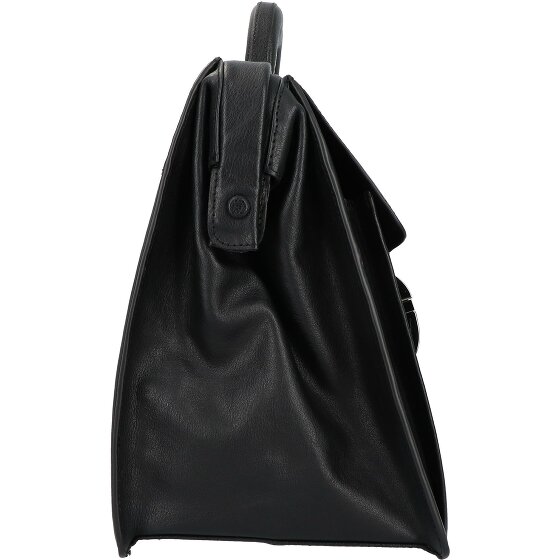 Piquadro Cartella quadrata nera in pelle 37 cm