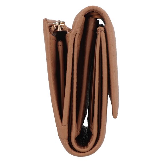 Coccinelle Portafoglio morbido in pelle metallizzata 14 cm