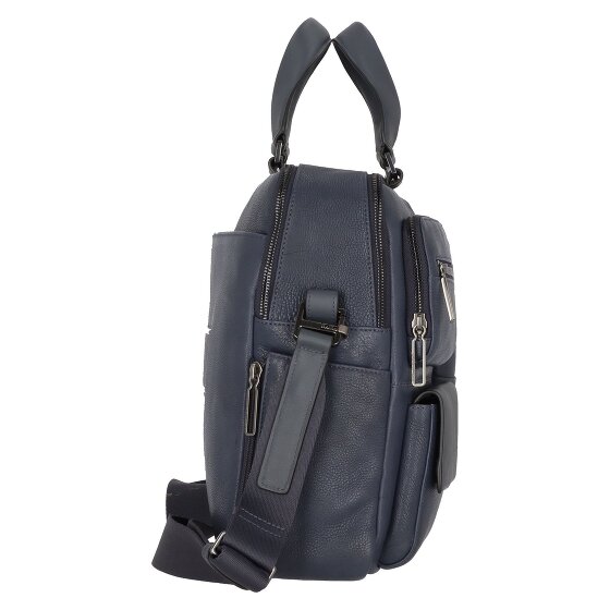 Piquadro Ronnie Cartella in pelle 43 cm Scomparto per laptop