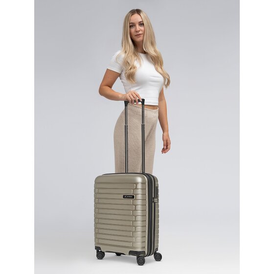 Pactastic Collection 04 THE CABIN + 4 ruote Trolley cabina S 55 cm espandibile