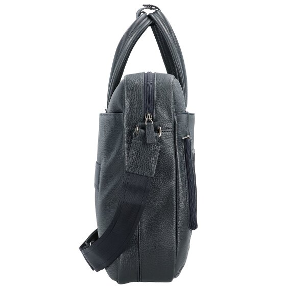 Piquadro Cartella in pelle con scomparto per laptop da 44 cm