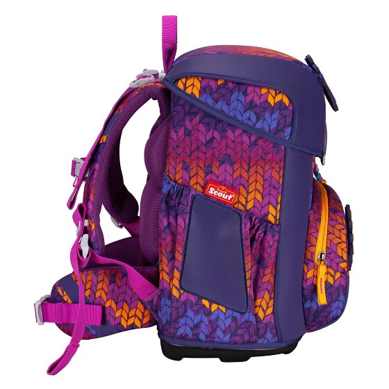 Scout Neo Exklusiv Superflash Set di borse per la scuola 4 pezzi