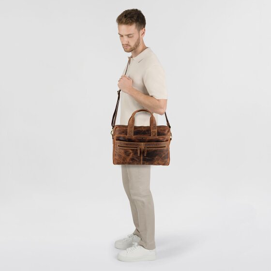 Greenburry Vintage Valigetta Pelle 38 cm Scomparto per laptop