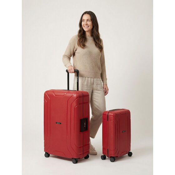 Redolz Essentials 15 Set di valigie da 4 ruote con 4 ruote S+L con chiusura a tre punti