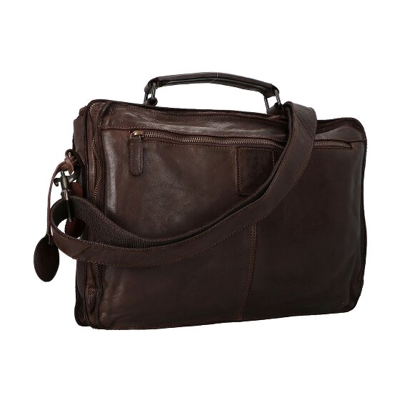 Harbour 2nd Ashton Messaggero Vera Pelle 25 cm Vano porta PC