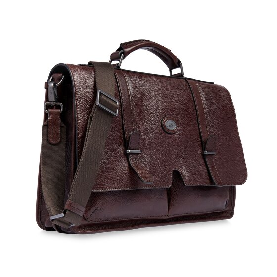 The Bridge Isaia Cartella Messenger Pelle 43 cm Scomparto per laptop