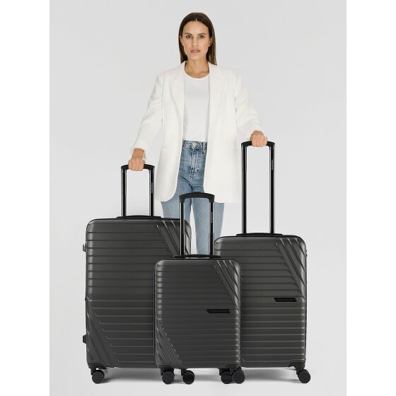 Cocoono Larnaka 4 ruote Set di valigie 3 pezzi con piega di espansione