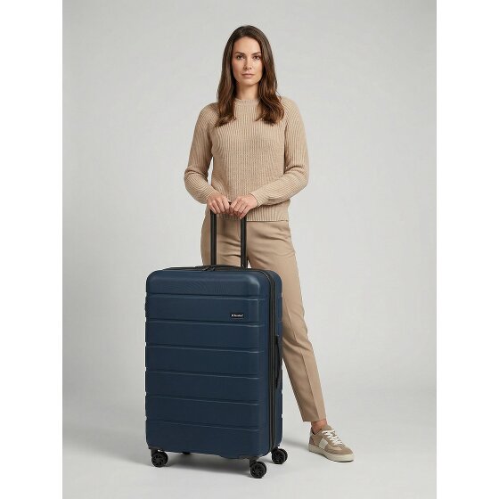 Saxoline Miami 4 ruote Carrello L 75 cm con piega di espansione