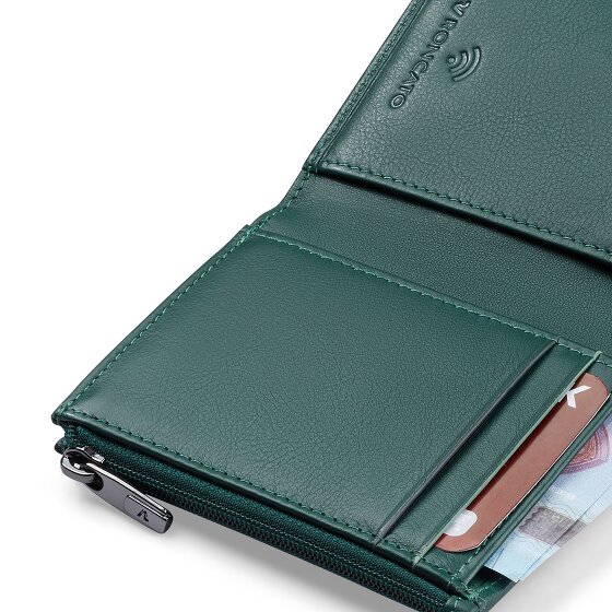 Roncato Detroit Portafoglio Protezione RFID Vera Pelle 8 cm