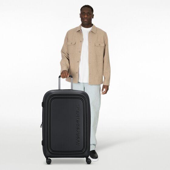 Mandarina Duck Logoduck + 4 ruote Carrello L 75 cm