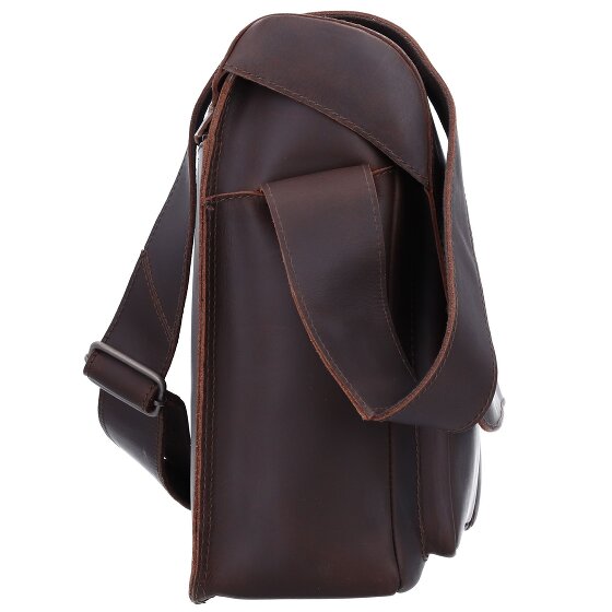 aunts & uncles Hunter Nick Messenger in pelle 37 cm scomparto per laptop