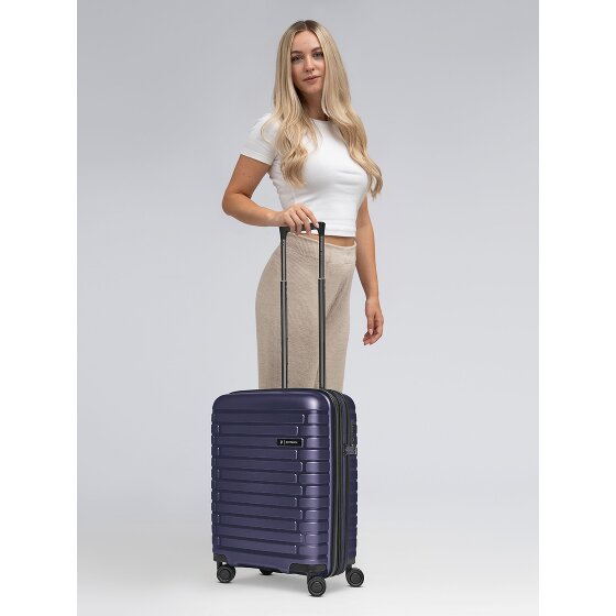 Pactastic Collection 04 THE CABIN + 4 ruote Trolley cabina S 55 cm espandibile