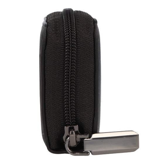 Greenland Nature Custodia per carte di credito RFID in nappa nera 11 cm