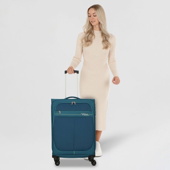 American Tourister Deep Dive 4 ruote Carrello 67 cm con piega di espansione