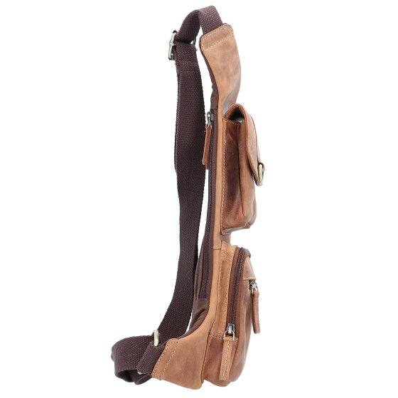 Greenburry Borsa a tracolla vintage in pelle 26 cm