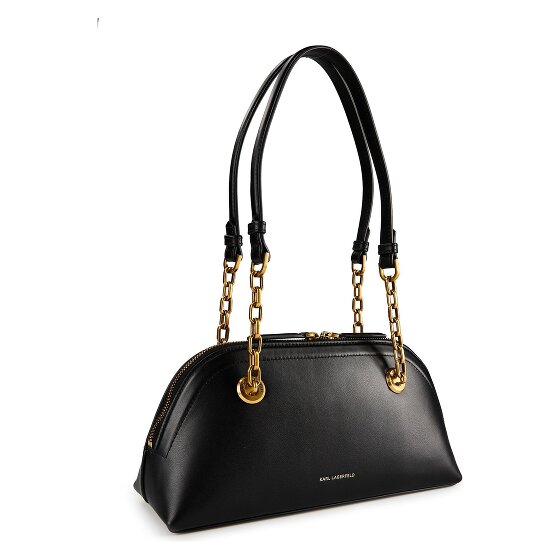 Karl Lagerfeld Autograph Borsa a spalla Vera Pelle 30 cm