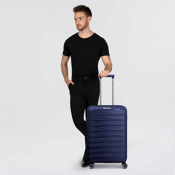 Franky London 4 ruote Carrello M 65 cm con piega di espansione