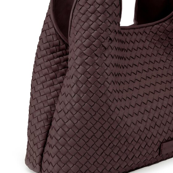 LES VISIONNAIRES Paz Weave Silky Borsa a spalla Vera Pelle 42 cm