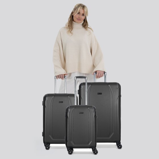 bugatti Valencia 4 ruote Set di valigie 3 pezzi