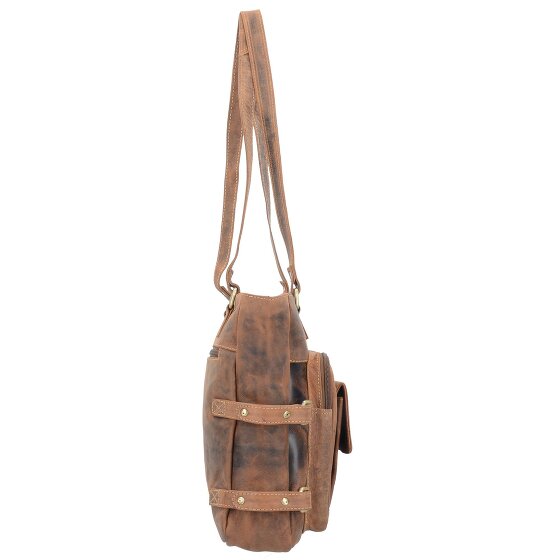 Greenburry Borsa a tracolla vintage in pelle 36 cm