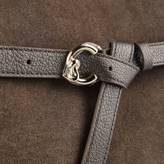 Coccinelle Sabine Suede Borsetta Vera Pelle 43 cm
